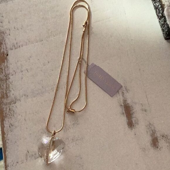 BELLA JACK CRYSTAL HEART ADJUSTABLE NECKLACE - Picture 14 of 14